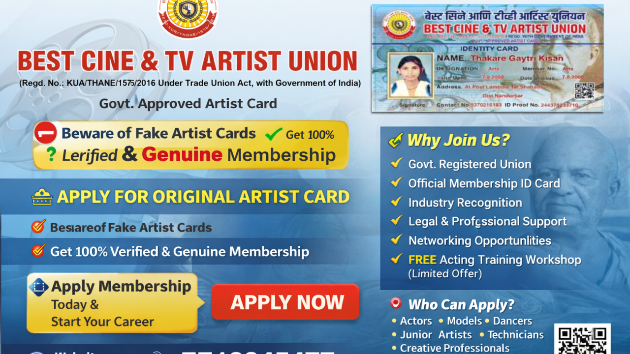 Artist Card Apply Online – Complete Guide for Artist Card Registration in India