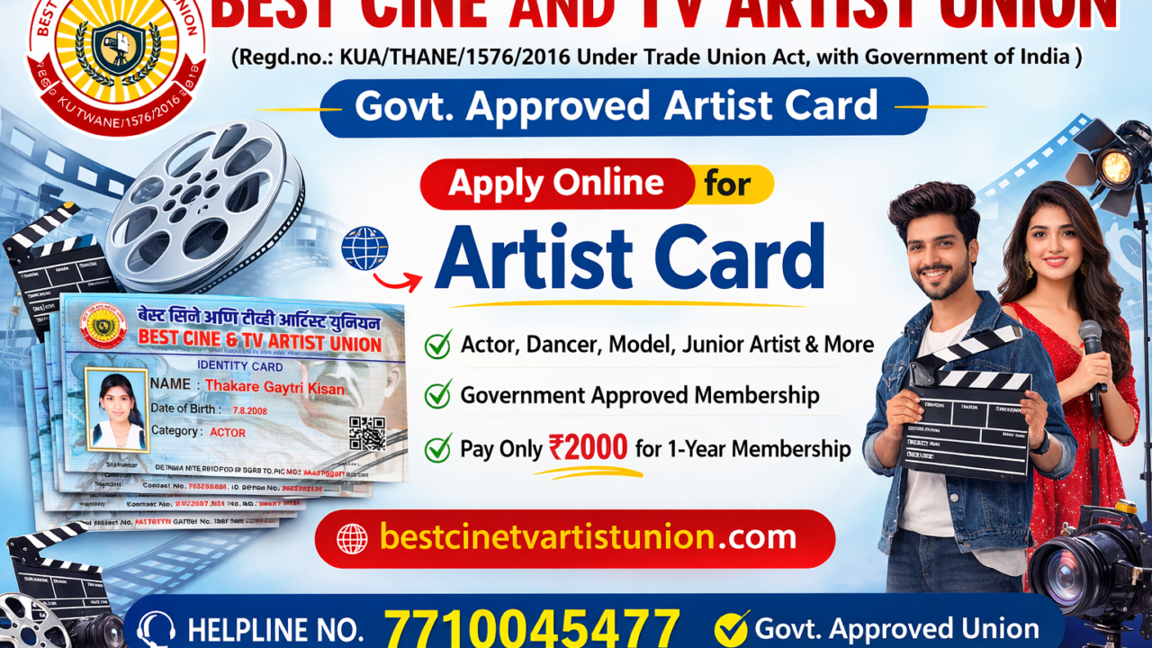 Artist Card Price in India – Fees, Registration & Apply Online Guide for Actors